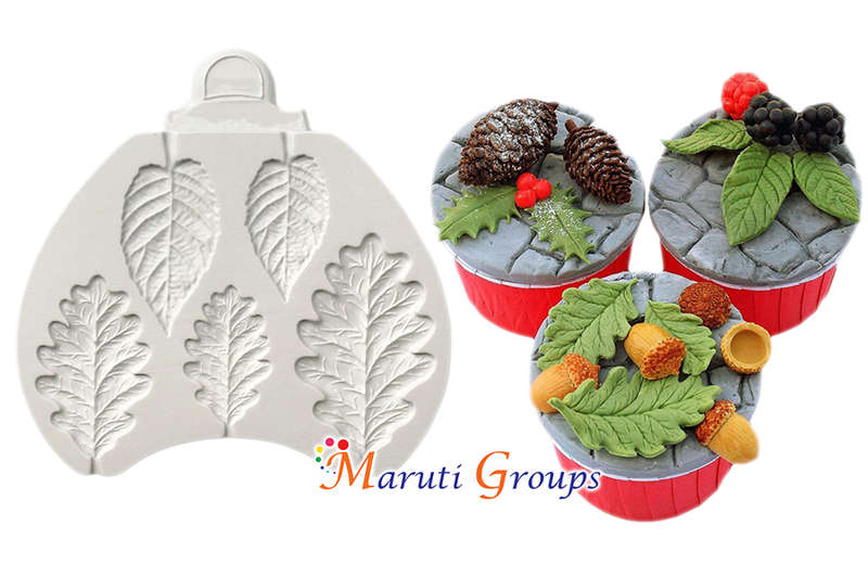 Blackberry Leaves Silicone Mould