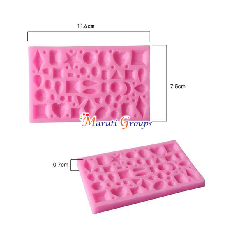 3D Vintage Jewelry Gem Silicone Mould