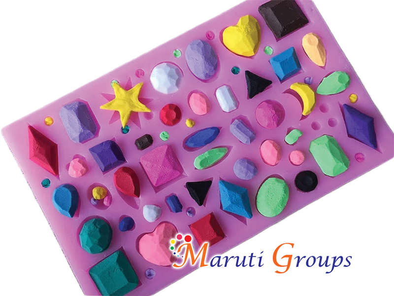 3D Vintage Jewelry Gem Silicone Mould