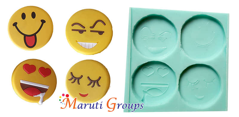 Emoji Face Silicone Mould