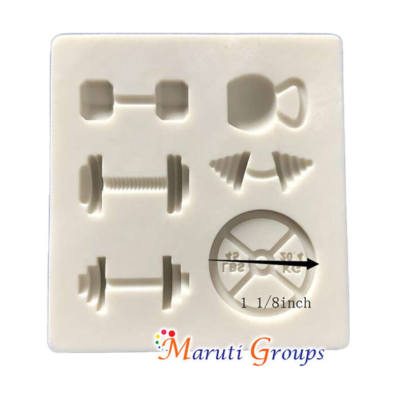 Small Gym/Weights Silicone Mould