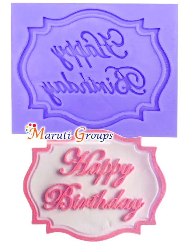 Happy Birthday Silicone Mould