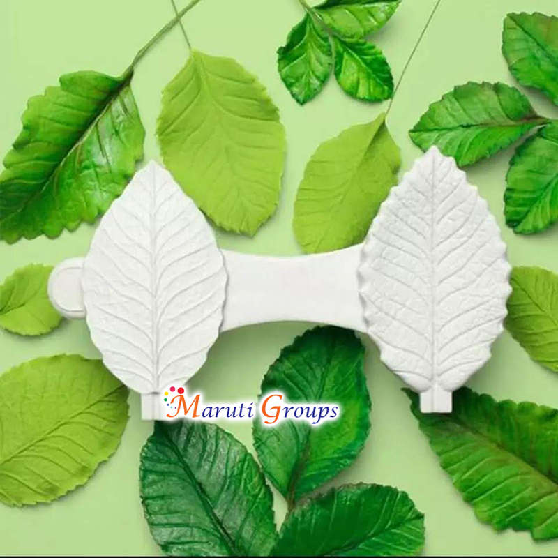 2 Pair Leaves Silicone Mould