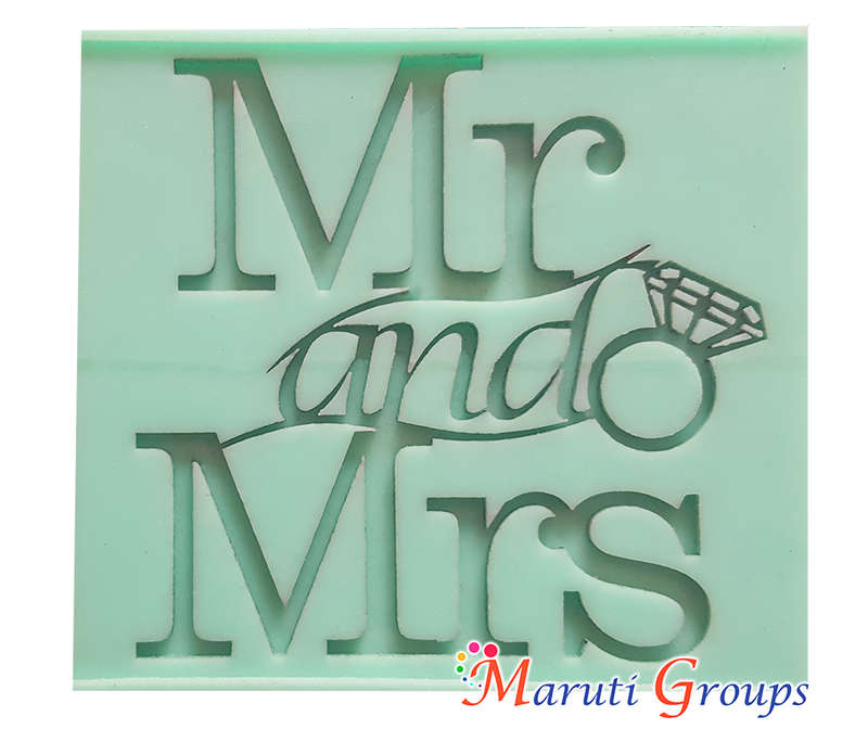 Mr & Mrs Silicone Mould