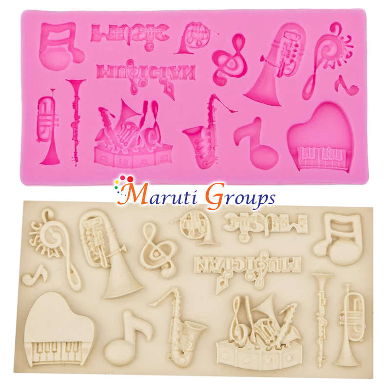 Music Theme Silicone Mould