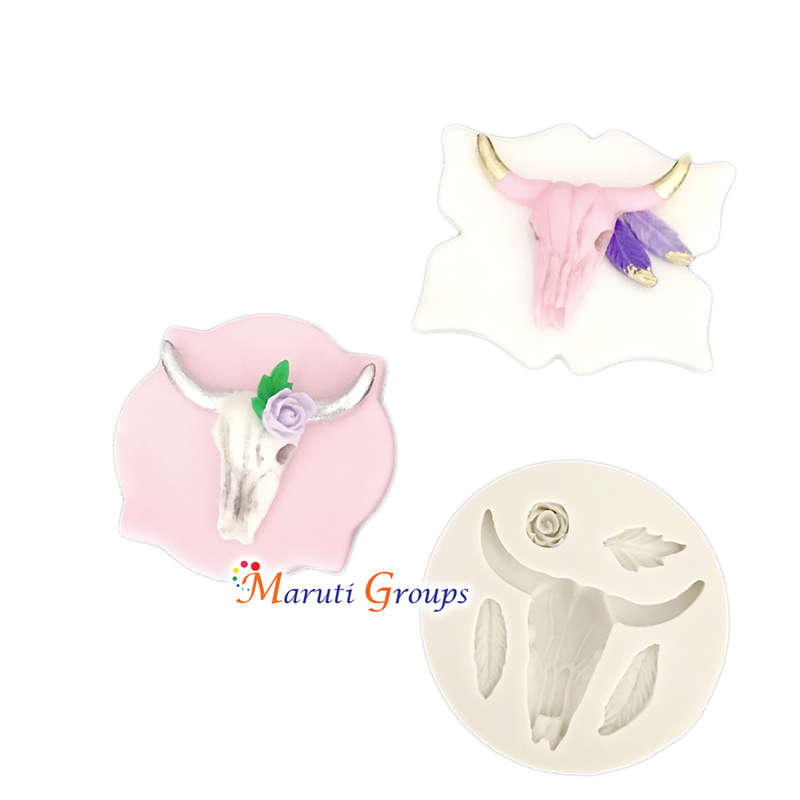 Bison Skull Variety Silicone Mould