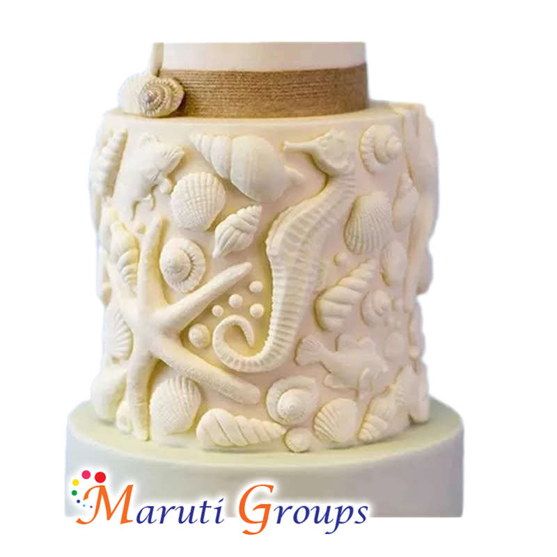Sea Theme - Sea Horse, Starfish, Sea Shell, Fish Silicone Mould