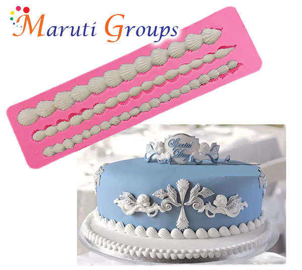 Sea Shell Border Silicone Mould