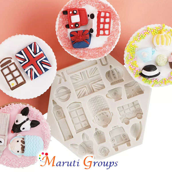Londan Theme Silicone Mould