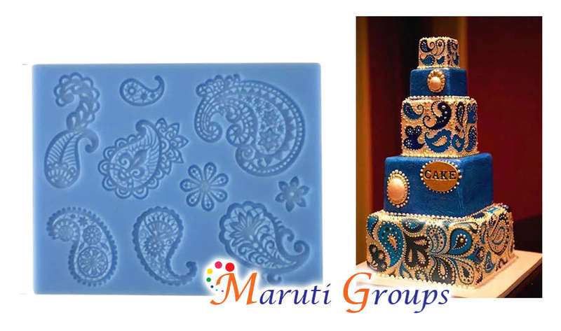 Paisley Silicone Mould