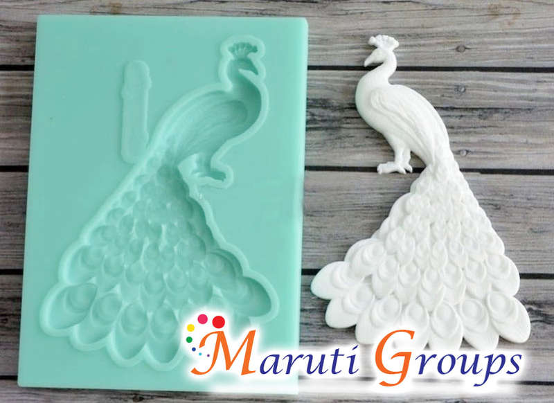 Peacock Silicone Mould