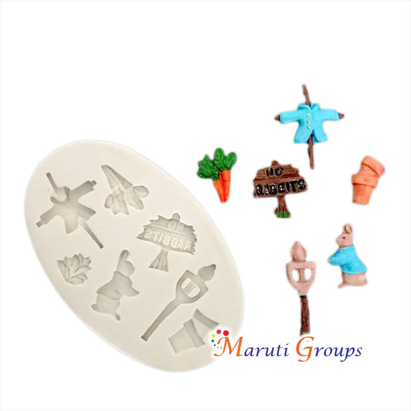 Easter Theme/ Peter Rabbit Silicone Mould