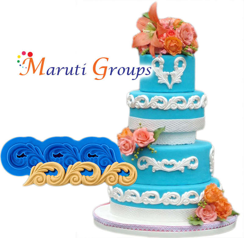 Swirl Scroll Silicone Mould