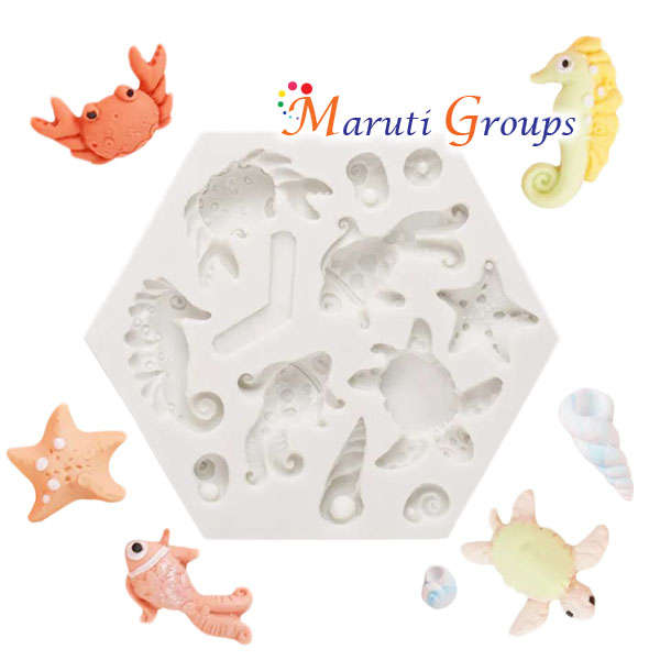 Sea Creatures/ Marine Animals Silicone Mould