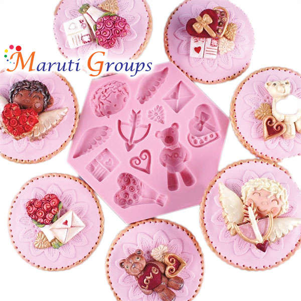 Love Theme Silicone Mould
