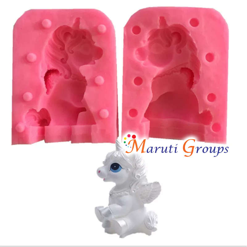 3D Unicorn Silicone Mould