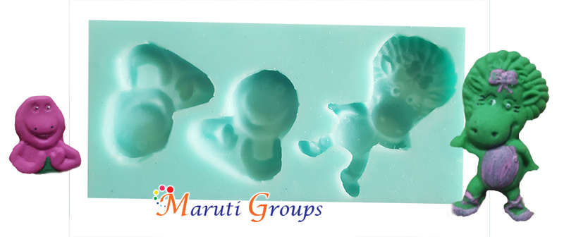 Barney & Friends Silicone Mould