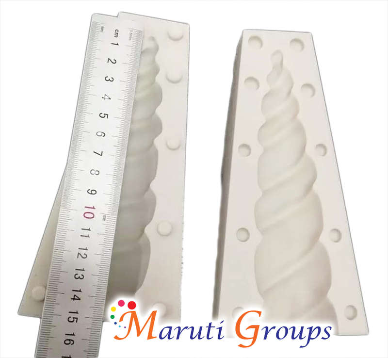 3D Unicorn Horn Silicone Mould -Big