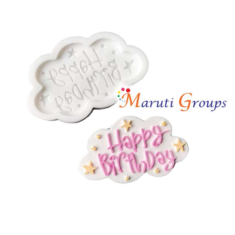 Happy Birthday Silicone Mould