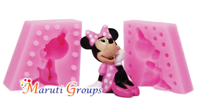 3D Minnie Mouse Silicone Mould