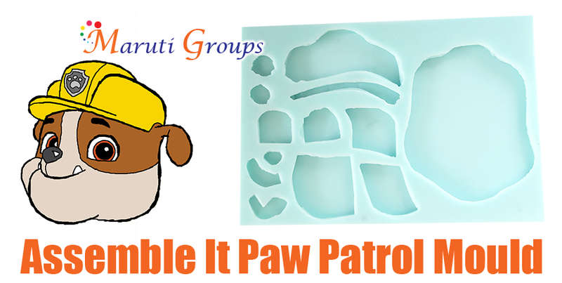 Paw Patrol Buid it - Rubble Silicone Mould