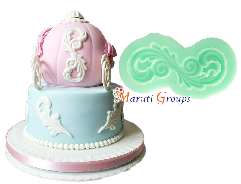 Flourish S-Curve Silicone Mould