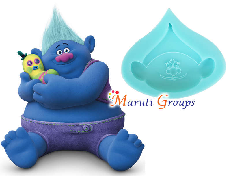 Trolls - Biggie Silicone Mould