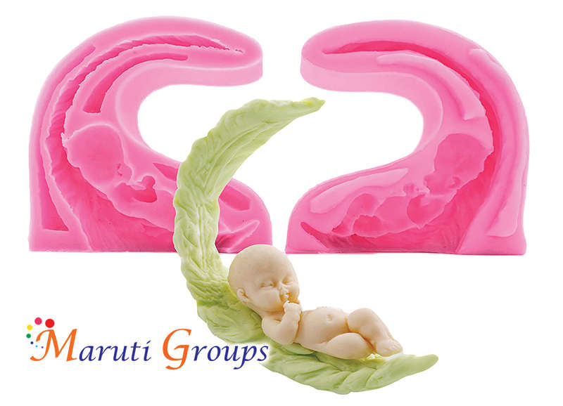 3D Baby Leaf Silicone Mould