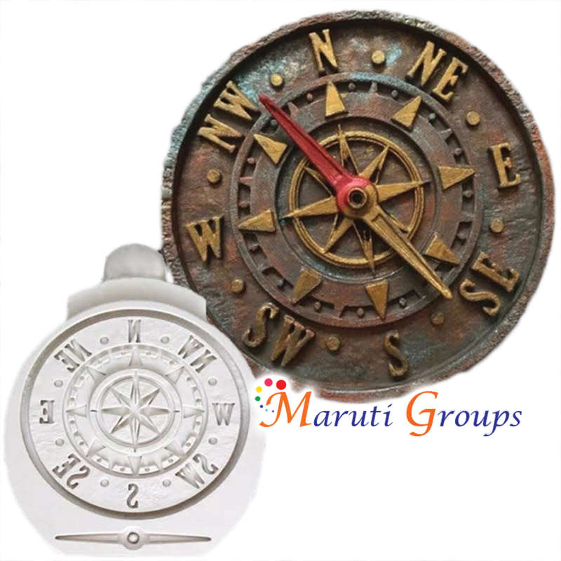 Antique Compass Silicone Mould