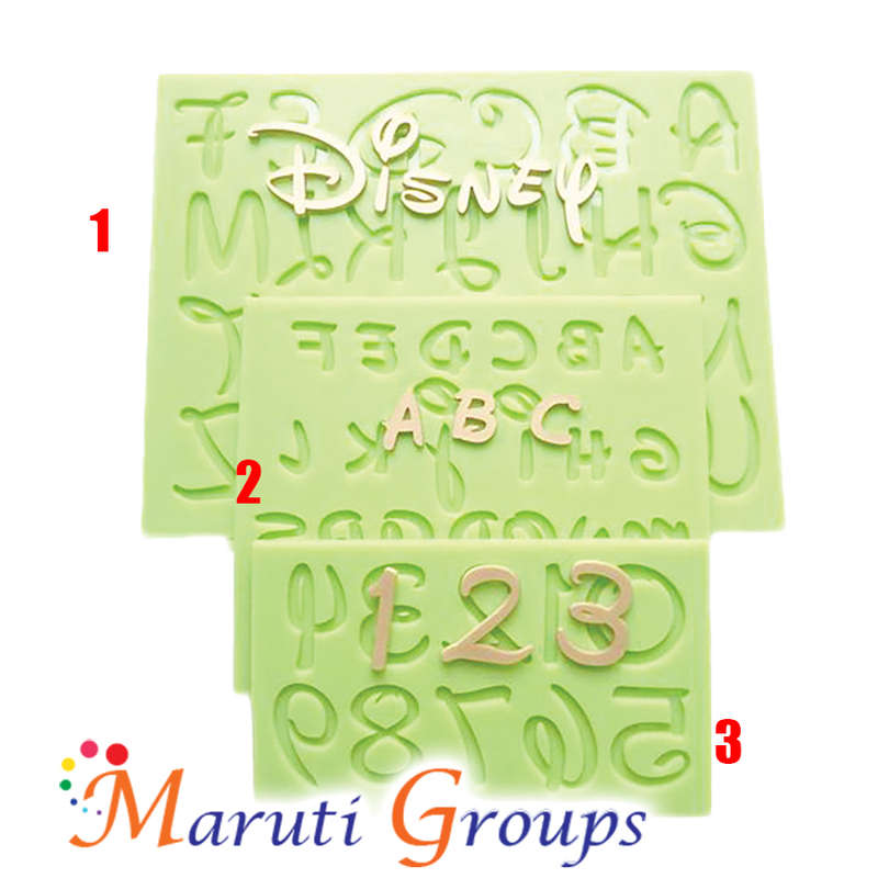 Disney Number Silicone Mould -No 3
