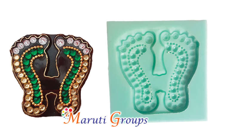 Laxmi Feet Silicone Mould