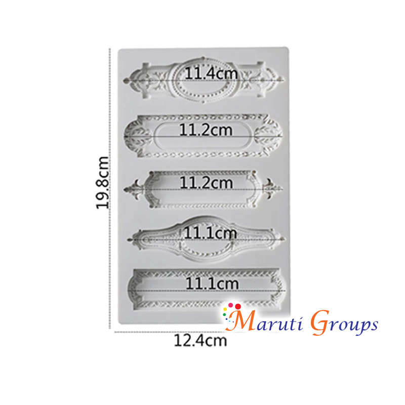Vintage Frame Silicone Mould