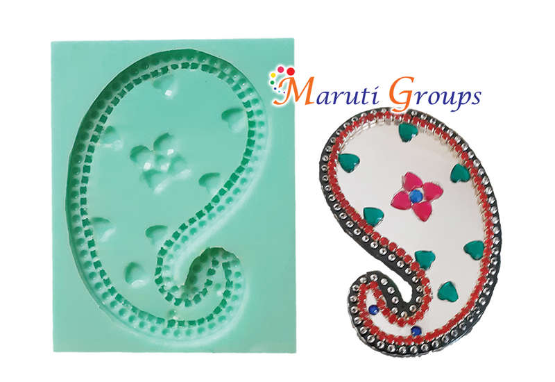 Paisley Silicone Mould