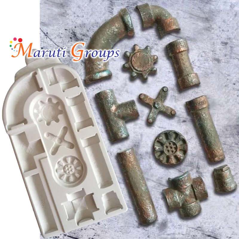 Rusty Pipes Silicone Mould