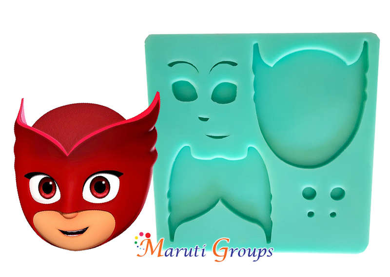 PJ Masks Build It/ Assemble It Silicone Mould - Owlette