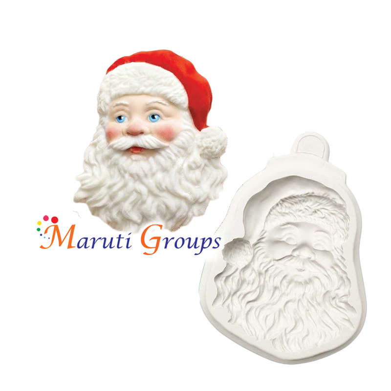 Santa Claus Face Silicone Mould