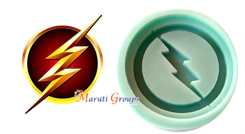 The Flash Logo - Just League Silicone Mould