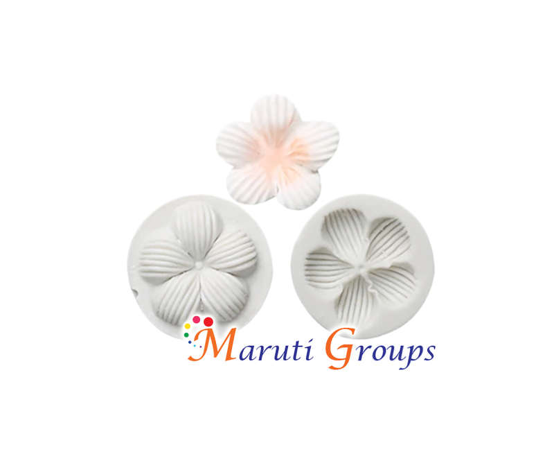 2 Pair Flower Silicone Mould