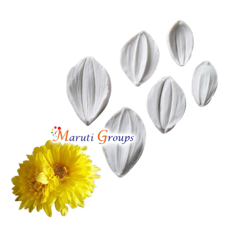 Dahlia Petals Flower Silicone Mould