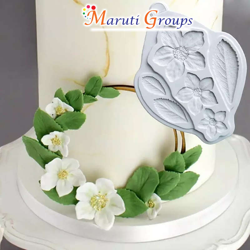 Hellebore Christmas Rose Silicone Mould