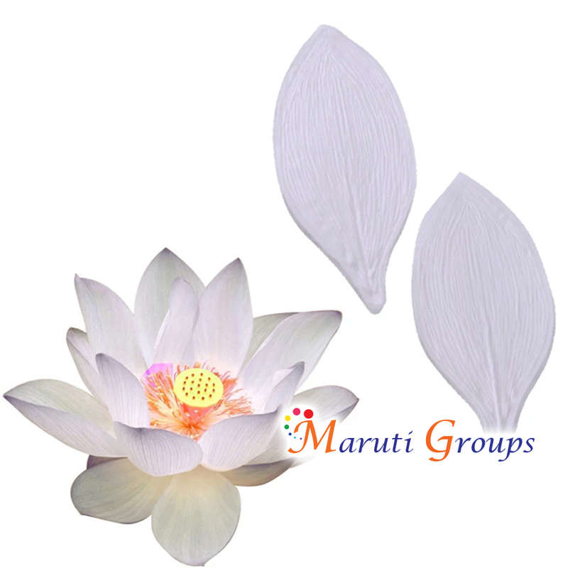 Lotus Flower Leaves Veiner Silicone Mould