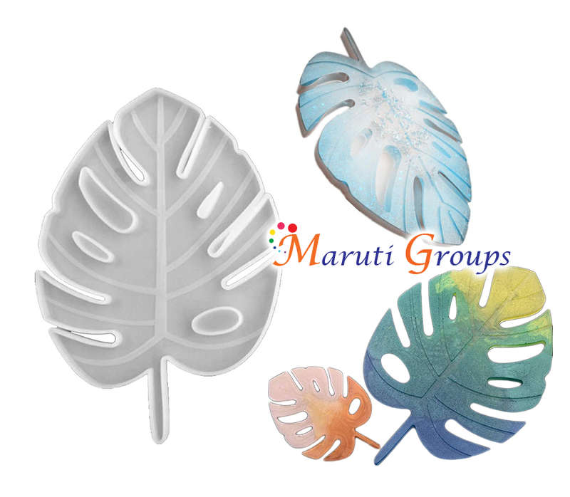 Large Tropical Beach Leaves Silicone Mould