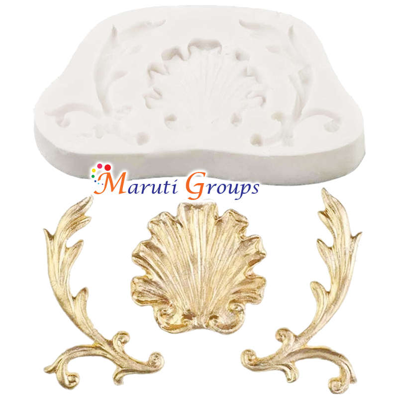 Brooch/ Scroll Silicone Mould
