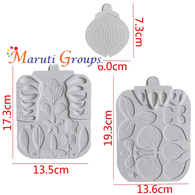 3pc Ultimate Orchid Flower Silicone Mould