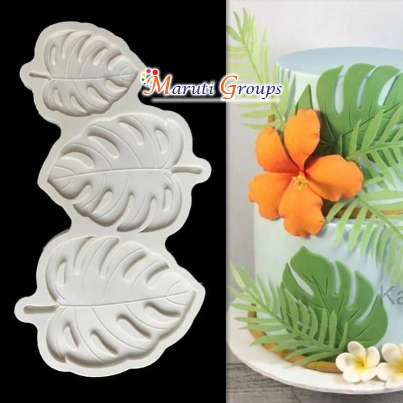 Tropical Beach Leaves Silicone Mould