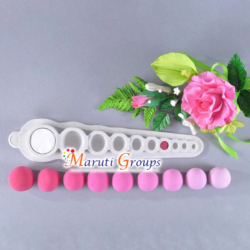 Semi- Circle / Ball Fondant Silicone Mould