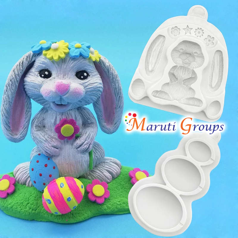 Easter Rabbit Silicone Mould