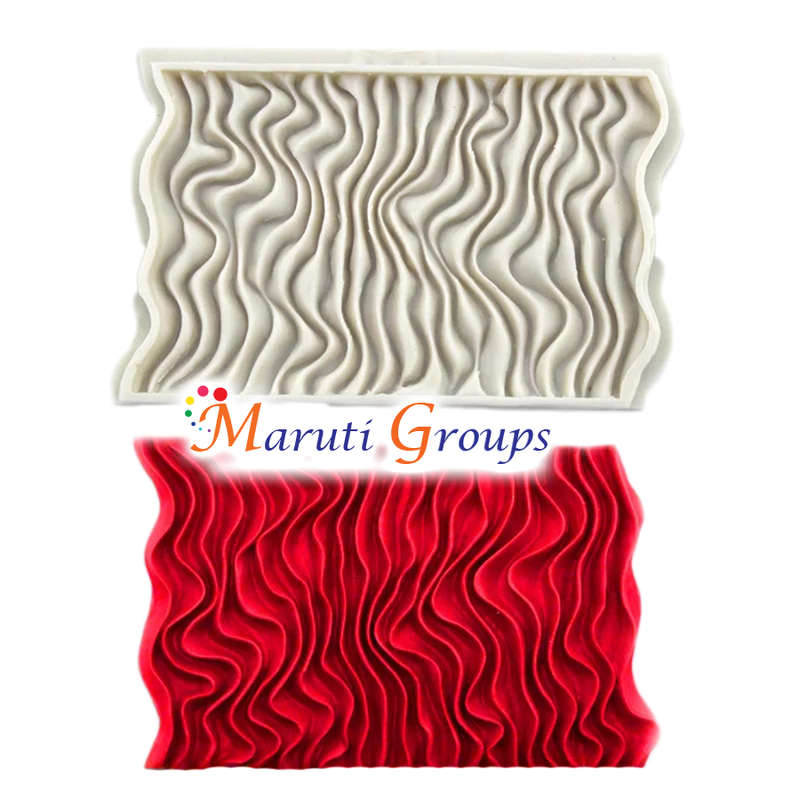 Wood Ruffle Silicone mould