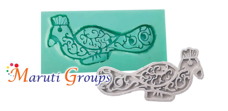 Peacock Silicone Mould