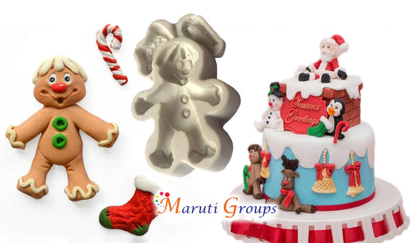 Christmas - Gingerbread Man Silicone Mould
